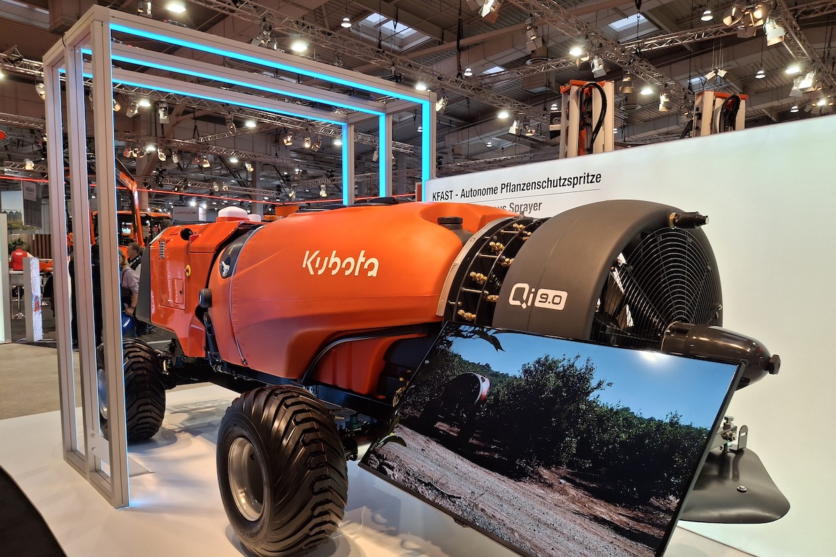 L'atomizzatore autonomo Kfast di Kubota ad Agritechnica 2025